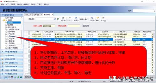 賽思erp 智能制造之工廠端的管理