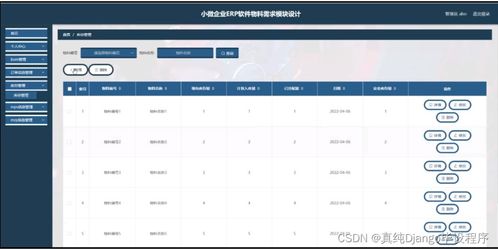 django計(jì)算機(jī)畢業(yè)設(shè)計(jì)小微企業(yè)erp軟件物料需求模塊設(shè)計(jì)python 源碼程序 lw 遠(yuǎn)程部署